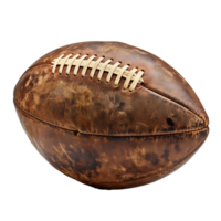 AI generated American football pigskin png isolated on transparent background