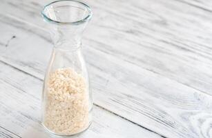 Arborio rice bottle photo