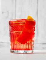 Glass of Negroni photo