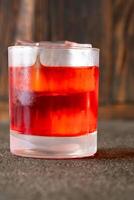 Glass of Negroni photo