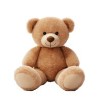 ai generado linda osito de peluche oso png aislado en transparente antecedentes