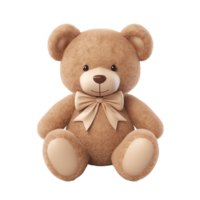 AI generated Cute teddy bear png isolated on transparent background