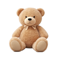 AI generated Cute teddy bear png isolated on transparent background