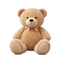 ai generiert süß Teddy Bär png isoliert auf transparent Hintergrund