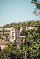 Sant Pere de Galligants abbey in Girona, Catalonia photo