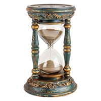 AI generated Hourglass isolated on transparent background png