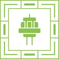 icono de vector de enchufe