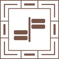Horizontal Alignment Vector Icon