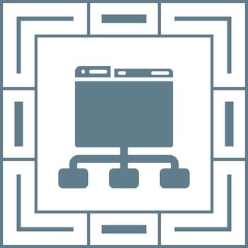 icono de vector de red