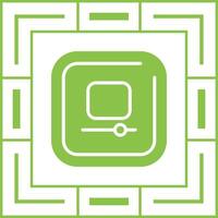 Video Stop Square Vector Icon