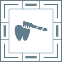 Brushing Teeth Vector Icon