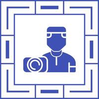 Camera man Vector Icon