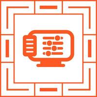 Desktop Computer Vector Icon