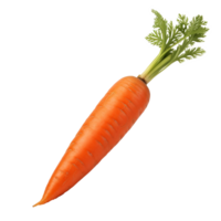 ai generato carota png isolato su trasparente sfondo