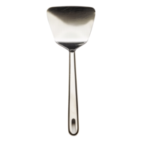 ai généré inoxydable cuisine spatule isolé sur transparent Contexte png