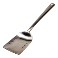 AI generated Stainless kitchen spatula isolated on transparent background png