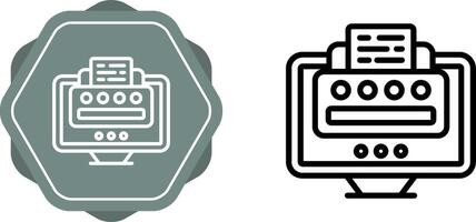 Printer Vector Icon