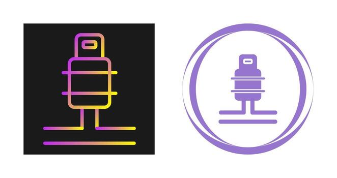 icono de vector de enchufe