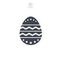 Easter egg, Easter day festival, Egg Icon symbol vector illustration isolated on white background