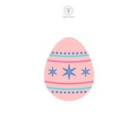 Easter egg, Easter day festival, Egg Icon symbol vector illustration isolated on white background