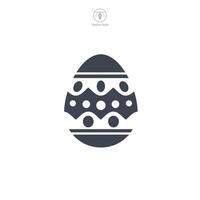 Easter egg, Easter day festival, Egg Icon symbol vector illustration isolated on white background