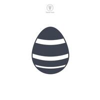 Easter egg, Easter day festival, Egg Icon symbol vector illustration isolated on white background