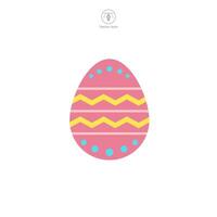 Easter egg, Easter day festival, Egg Icon symbol vector illustration isolated on white background