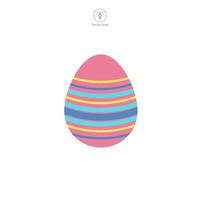 Easter egg, Easter day festival, Egg Icon symbol vector illustration isolated on white background