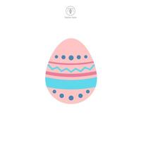 Easter egg, Easter day festival, Egg Icon symbol vector illustration isolated on white background