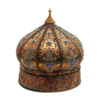 ai generiert schön islamisch thematisch Hut isoliert auf transparent Hintergrund png