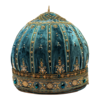 AI generated Beautiful islamic themed hat isolated on transparent background png