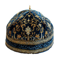 AI generated Beautiful islamic themed hat isolated on transparent background png