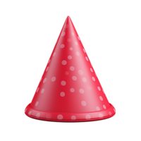 AI generated Birthday cap png isolated on transparent background