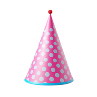 AI generated Birthday cap png isolated on transparent background