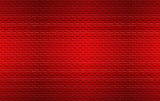 Structured red perforated metal texture, aluminium grating, abstract metallic background, vector illustration