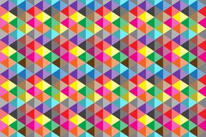 vistoso triangular resumen fondo, de colores triangulos, píxel mosaico, vector ilustración