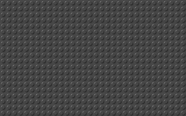 Grey plastic toy blocks. Modern vector bricks background. Plastic construction plate. Simple vector illustration