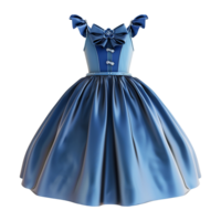 AI generated Kids dress isolated on transparent background png