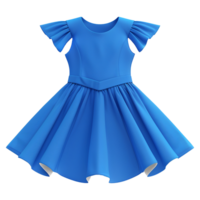 AI generated Kids dress isolated on transparent background png