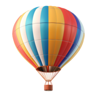 ai gegenereerd 3d lucht ballon geïsoleerd Aan transparant achtergrond PNG