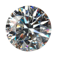 AI generated Beautiful diamond isolated on transparent background png