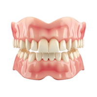 ai gerado uma dolorido dente no meio saudável dentes isolado em transparente fundo png