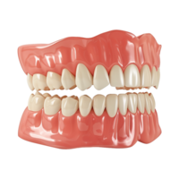 AI generated A sore tooth amidst healthy teeth isolated on transparent background png