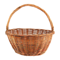 AI generated Basket isolated on transparent background png