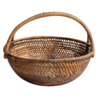 AI generated Basket isolated on transparent background png