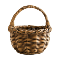 AI generated Basket isolated on transparent background png