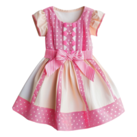 AI generated Kids dress isolated on transparent background png