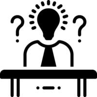 Solid black icon for logical vector