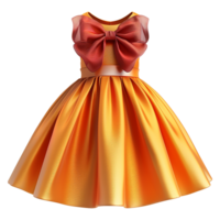 AI generated Kids dress isolated on transparent background png