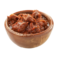 ai generiert vindaloo isoliert auf transparent Hintergrund png